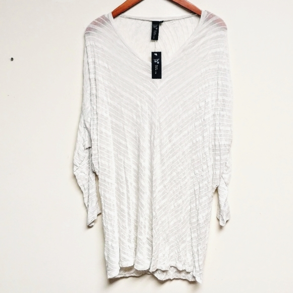 Focus Casual Life Tops - Focus Casual Life Oatmeal Long Knit Tunic Top